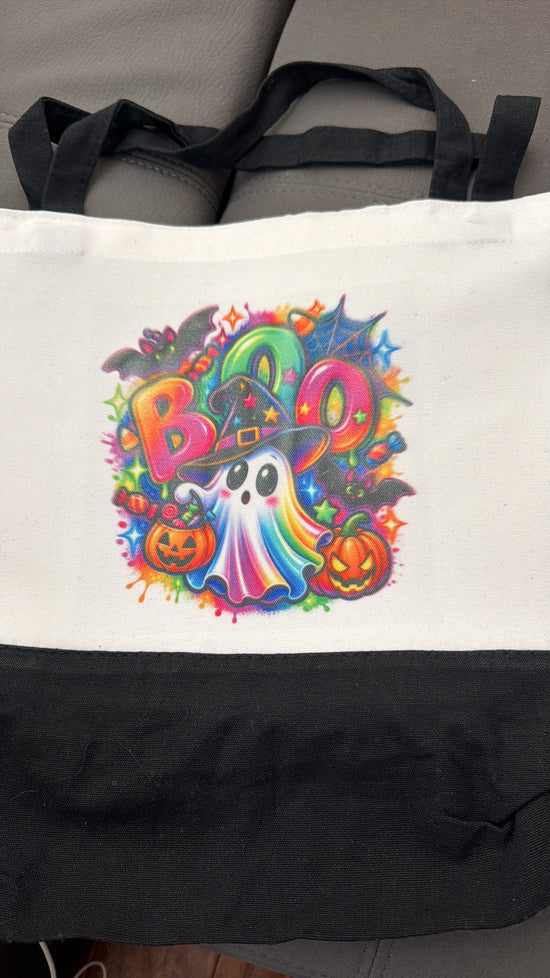 Custom canvas tote