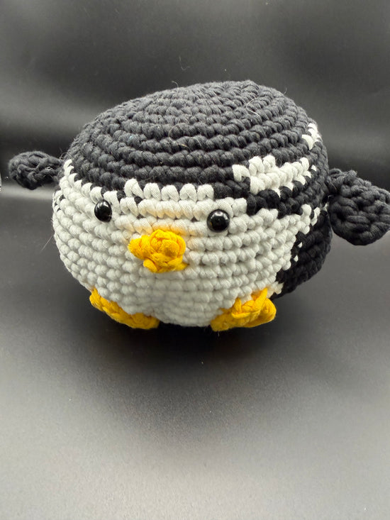 Handmade crocheted Baby Penguin Stuffie
