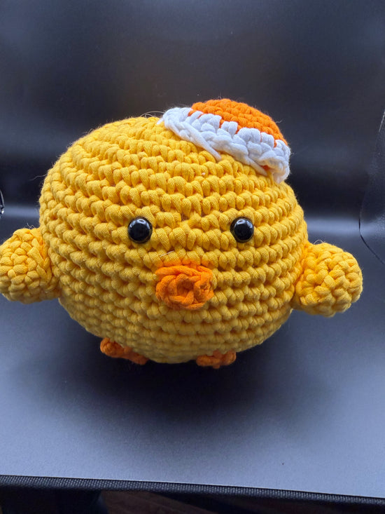 Hand crocheted Baby Chick Stuffie